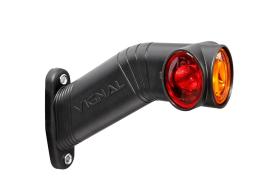 VIGNAL D14426 - FA3 LED  LUZ DE GÁLIBO DERECHA LED 12/24V CRISTAL/ ROJO/ÁMBA